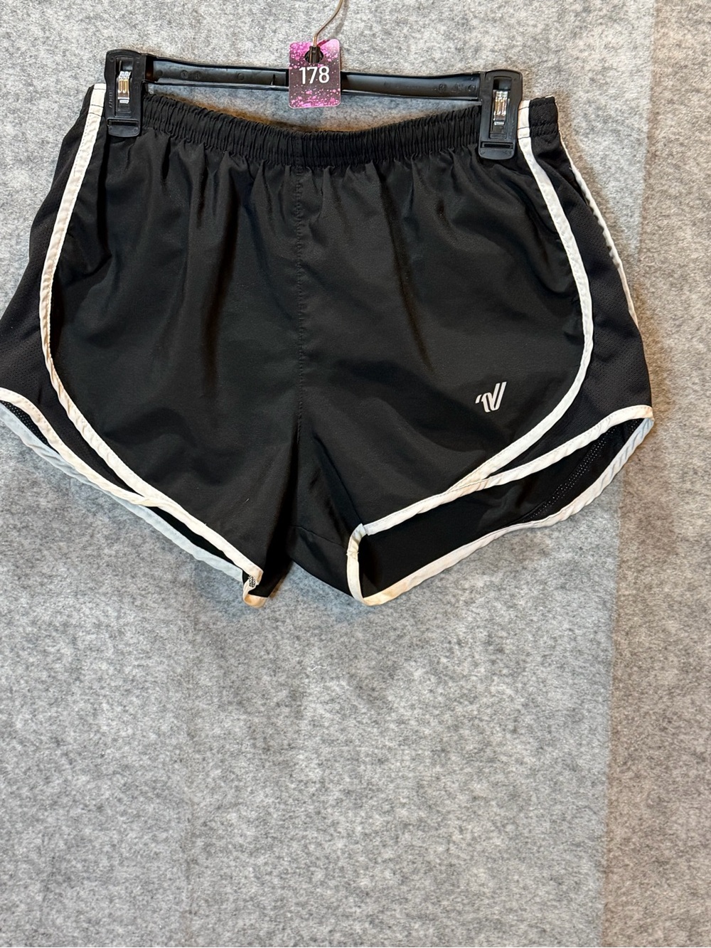 Varsity Spirit Running Shorts M Black Athletic Cheer